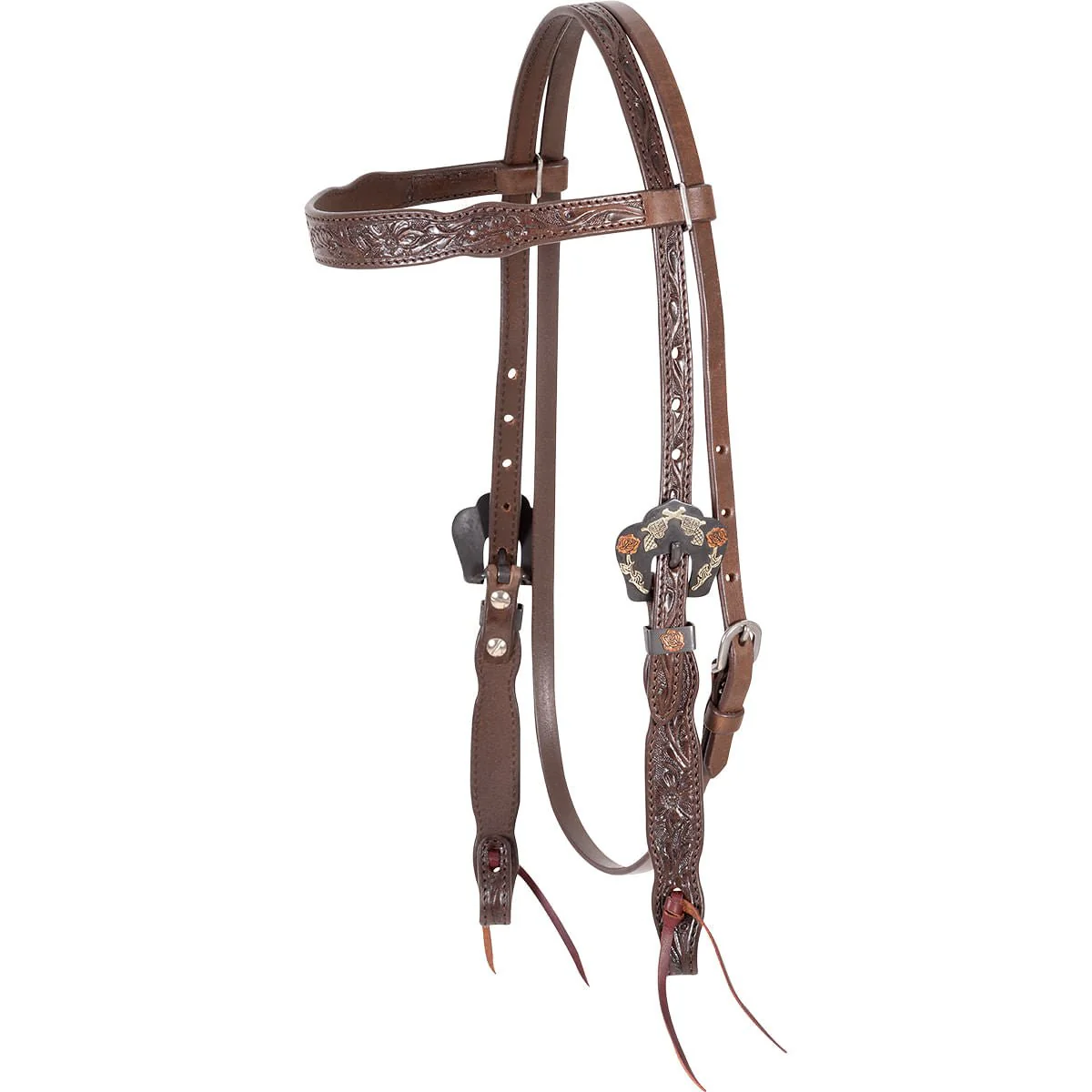 Cashel Guns & Roses Browband Headstall - Pet's Shop