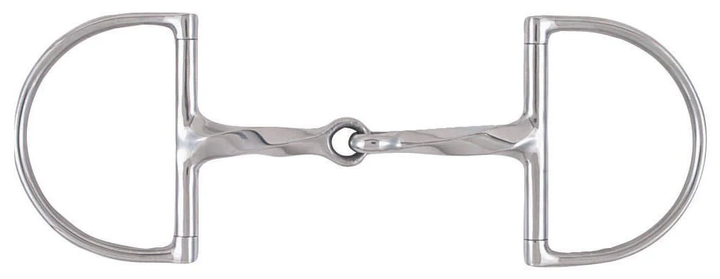 Korsteel Slow Twist Hunter Dee Ring Snaffle Bit - Pet's Shop