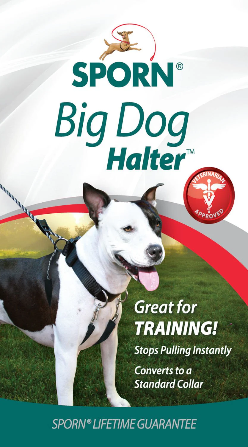 Sporn Big Dog Halter, Black - Pet's Shop