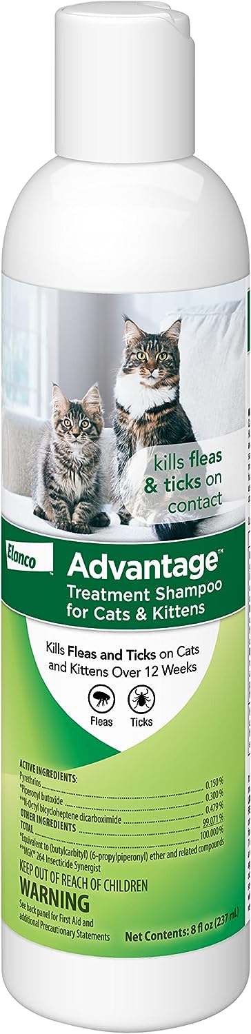 Advantage Treatment Shampoo for Cats & Kittens, 8 oz - Pet's Shop