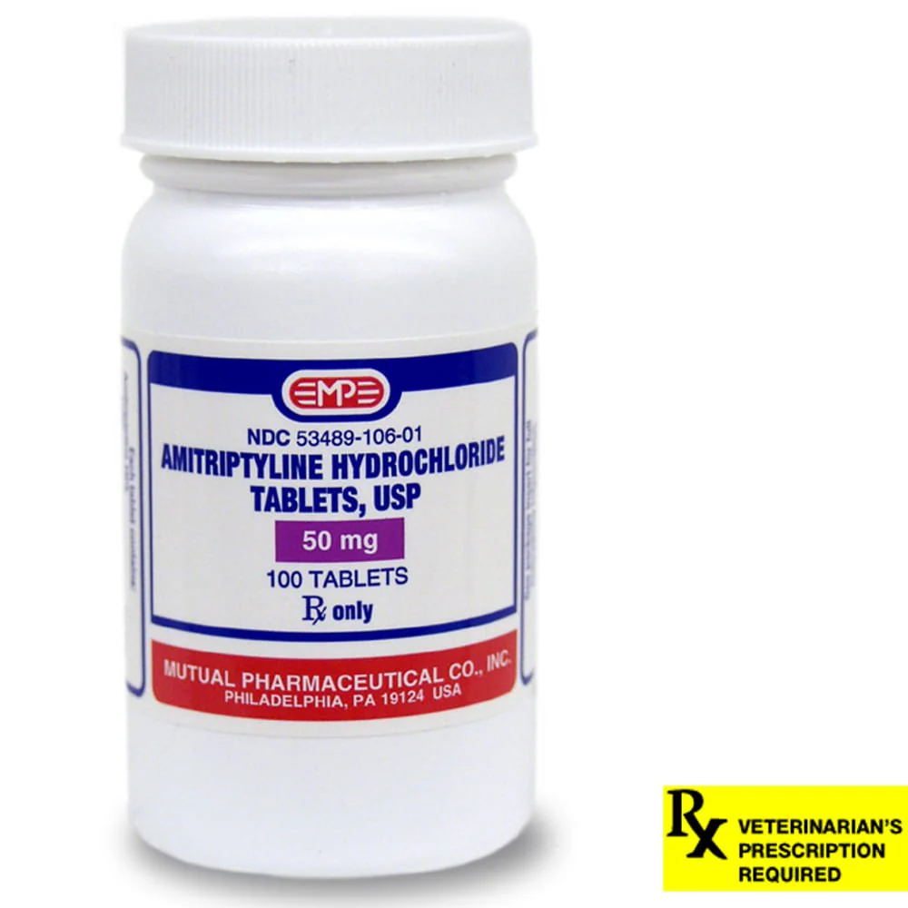 Rx Amitriptyline HCl (Generic) Tablets for Dogs & Cats - Pet's Shop
