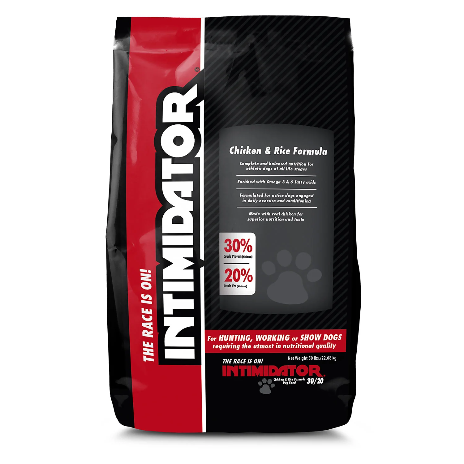 Intimidator 30/20 Dry Dog Food, 50 lb - Pet's Shop
