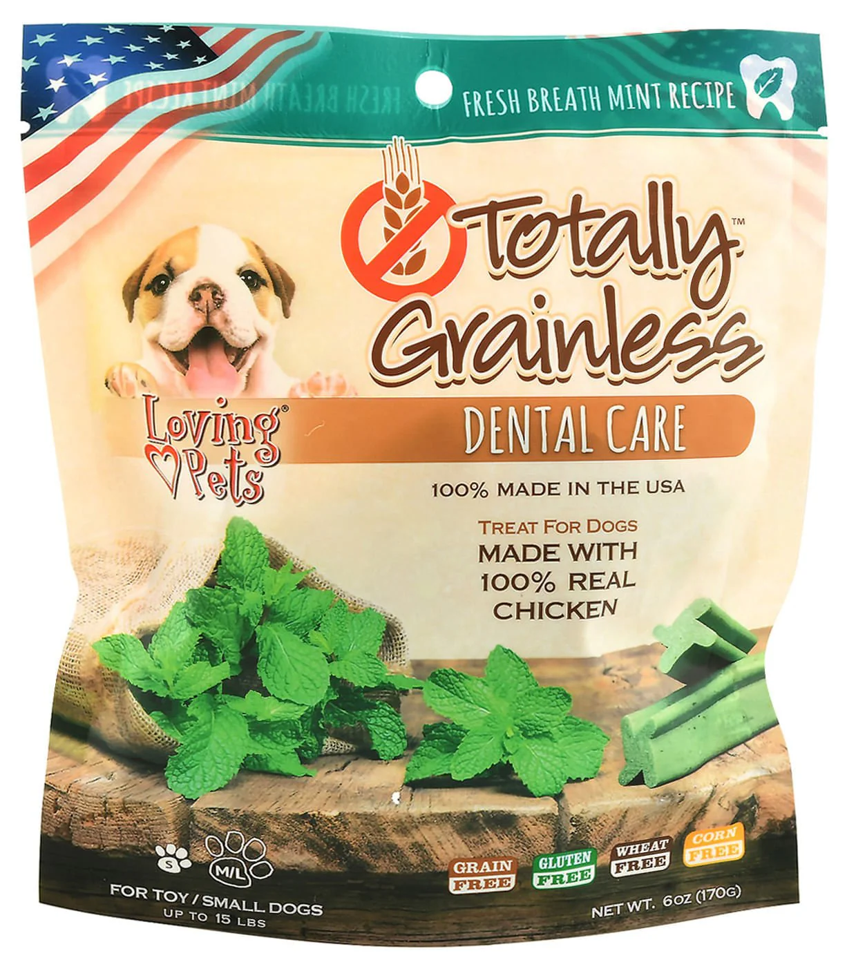 Totally Grainless Dental Care Treat, 6 oz - Pet's Shop