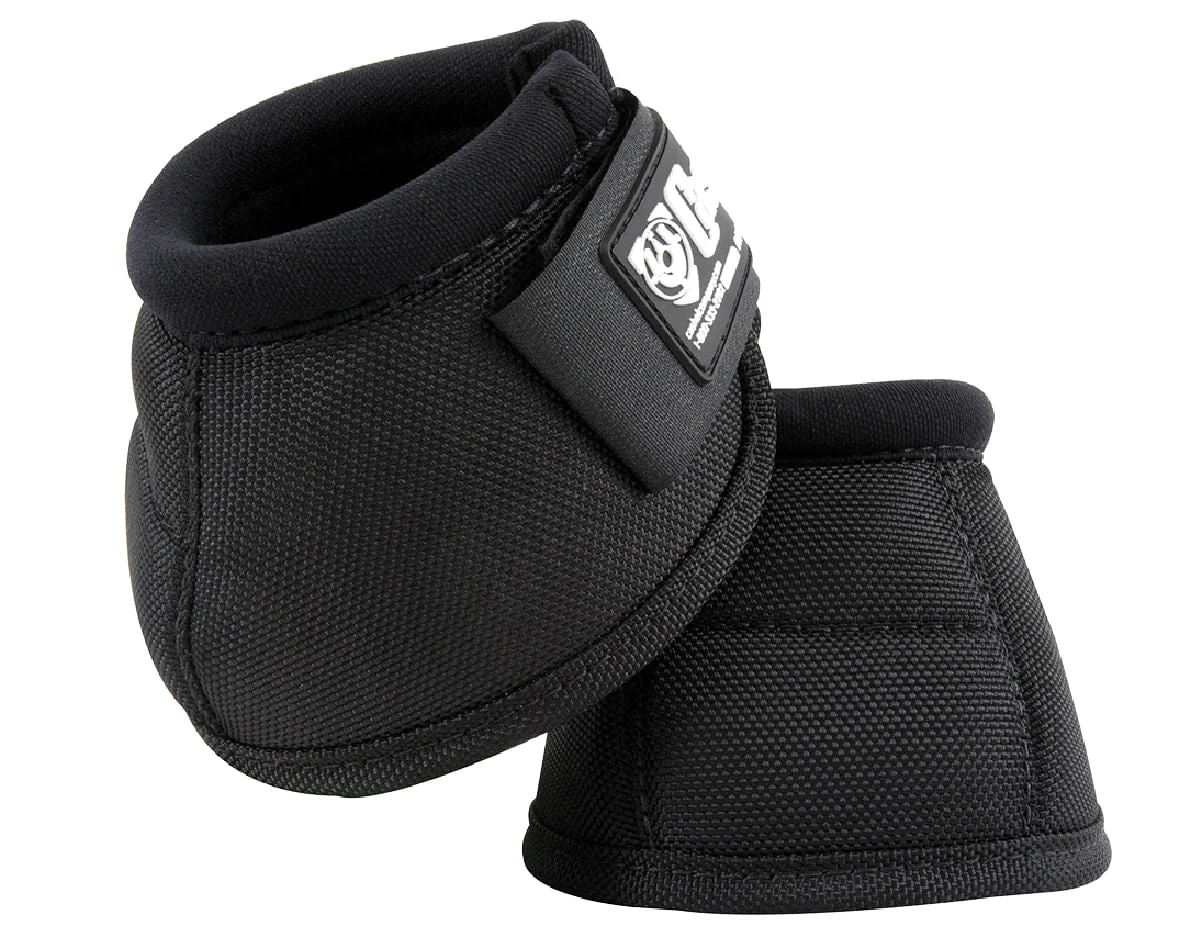 Cashel No-Turn Bell Boots, Black, pair - Pet's Shop