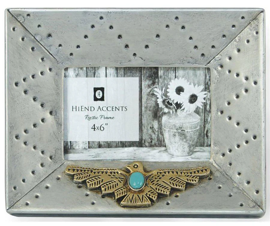 Silver Picture Frame with Thunderbird, 4