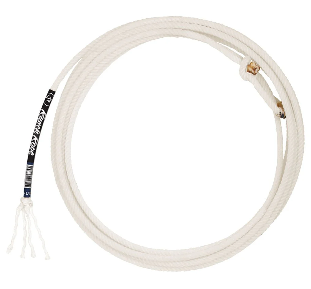 Ranch Rope w/Poly Core, White, 40' - Pet's Shop