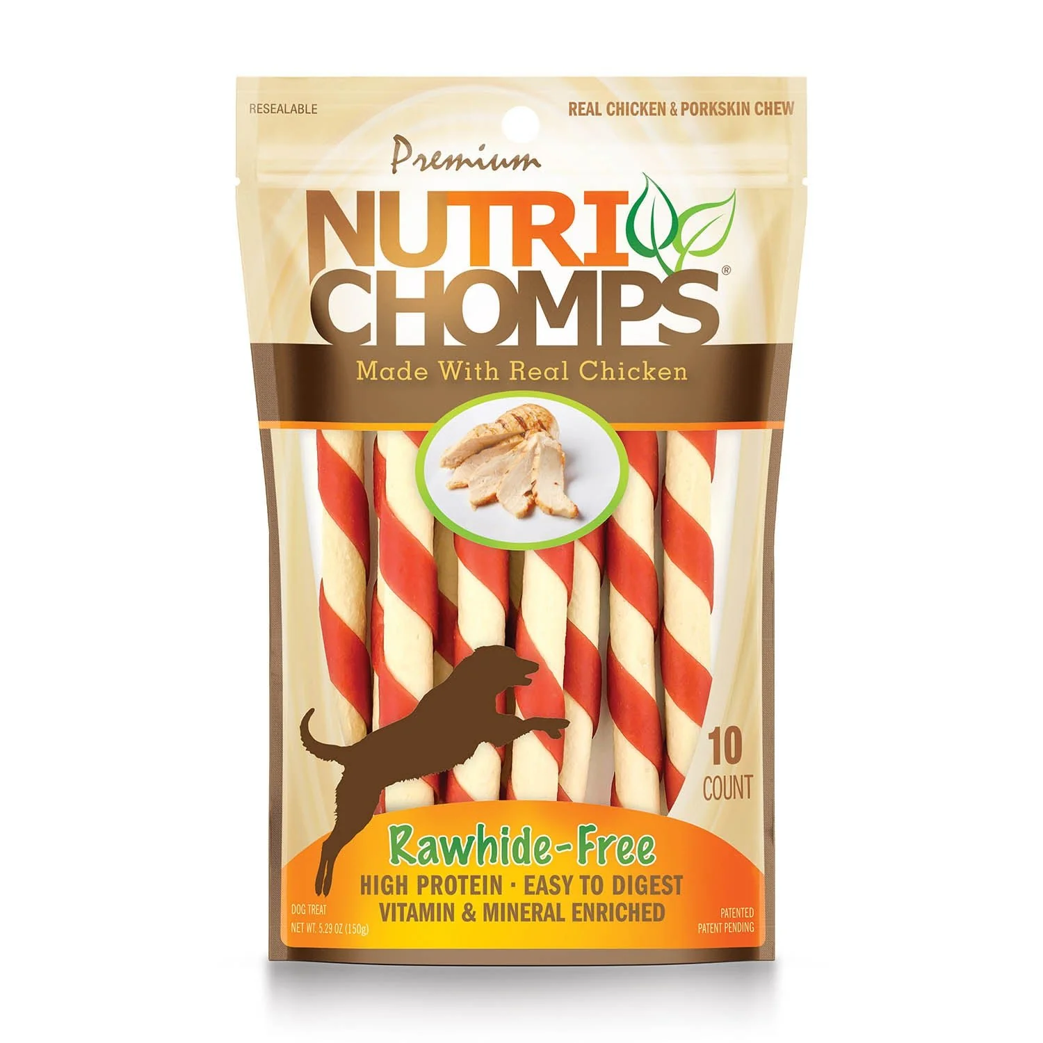 NutriChomps 10ct Chicken Flavor Mini Twist - Pet's Shop