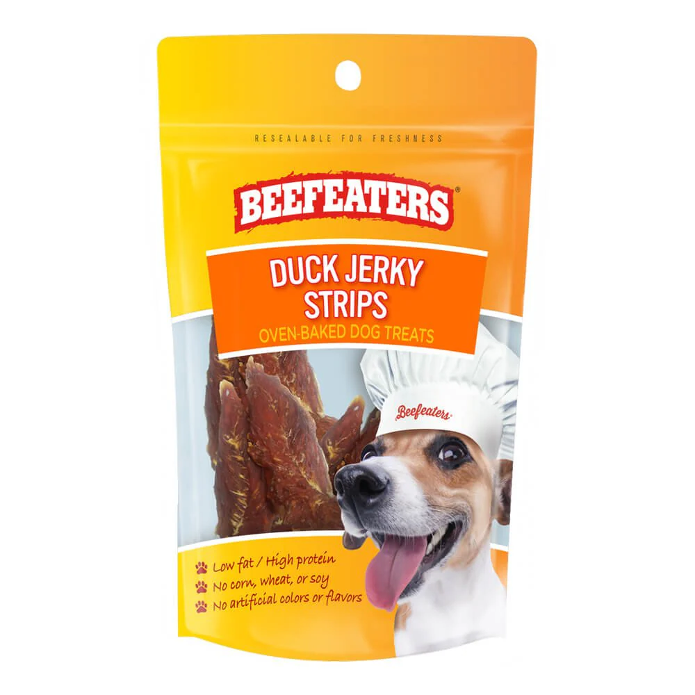 Beefeaters Duck Jerky Strips - Pet's Shop