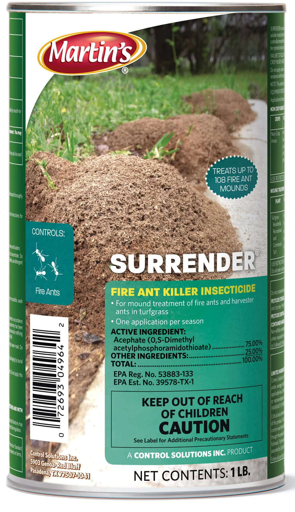 Martin's Surrender Fire Ant Killer - Pet's Shop
