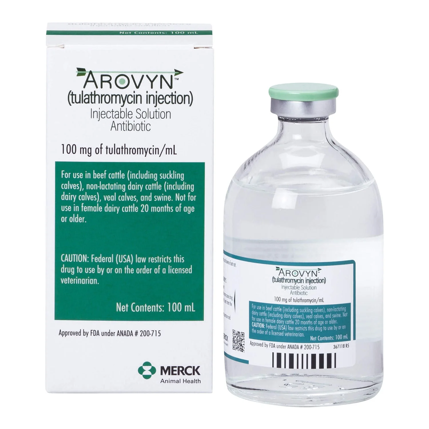 Rx Arovyn (tulathromycin) Injectable Solution for Swine & Cattle - Pet's Shop