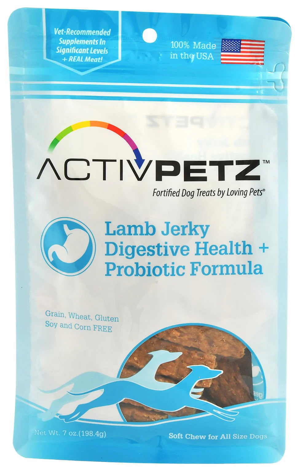 ActivPetz Digestive Health + Probiotic Jerky Treats - Pet's Shop