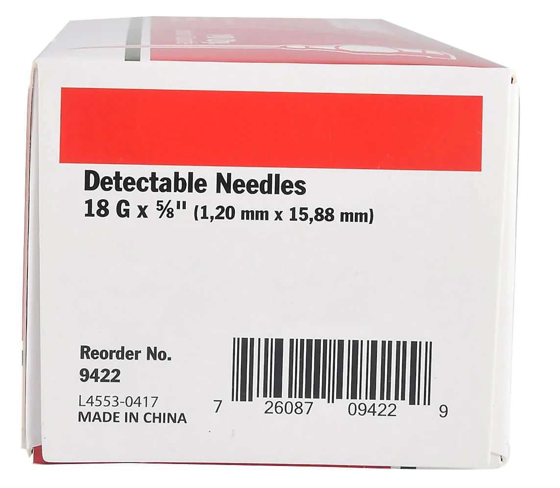 Ideal D3 Detectable Needles, Box of 100 - Pet's Shop