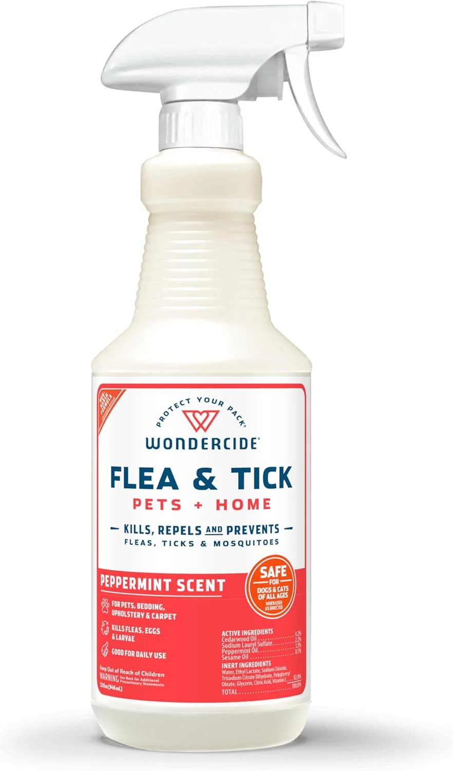 Wondercide Flea, Tick & Mosquito Control Spray for Pets + Home - Pet's Shop