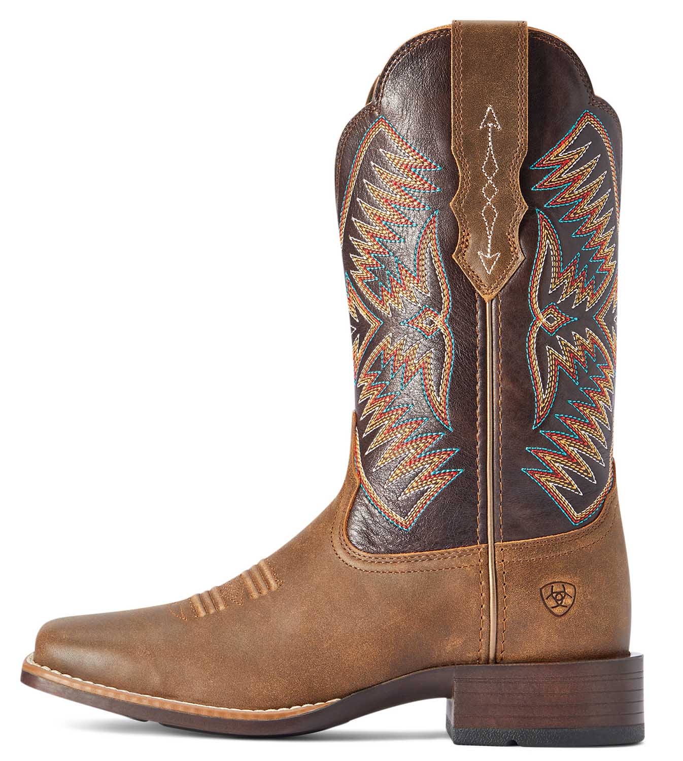 Ariat Women's Odessa StretchFit Western Boot, Fateful Brown - Pet's Shop