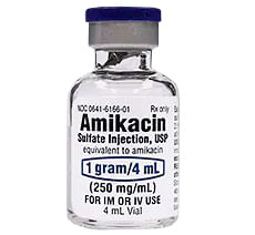 Rx Amikacin Sulfate (Generic) Injection 1gm/4ml, 10 x 4ml vials - Pet's Shop