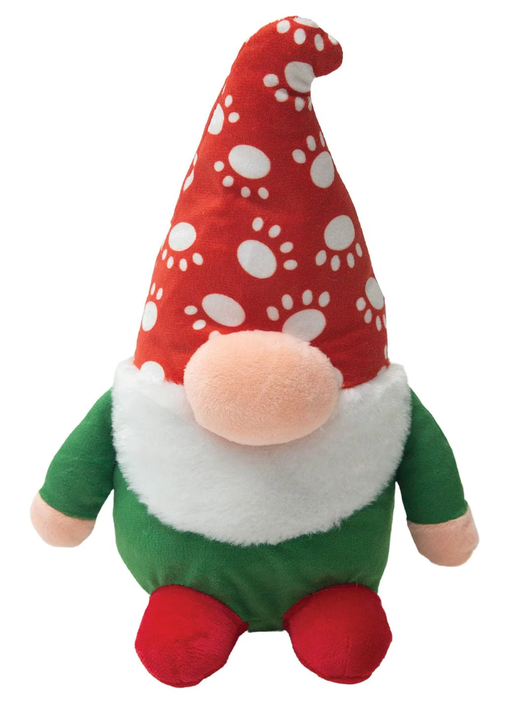 SnugArooz Sherlock the Gnome Christmas Squeaker Dog Toy - Pet's Shop