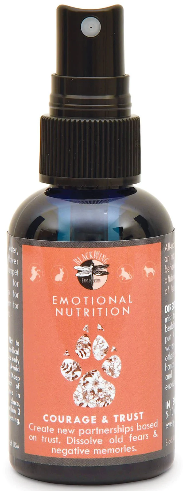 Courage and Trust (Flower Essence Remedy for Dogs, Cats, & Horses), 2 oz - Pet's Shop