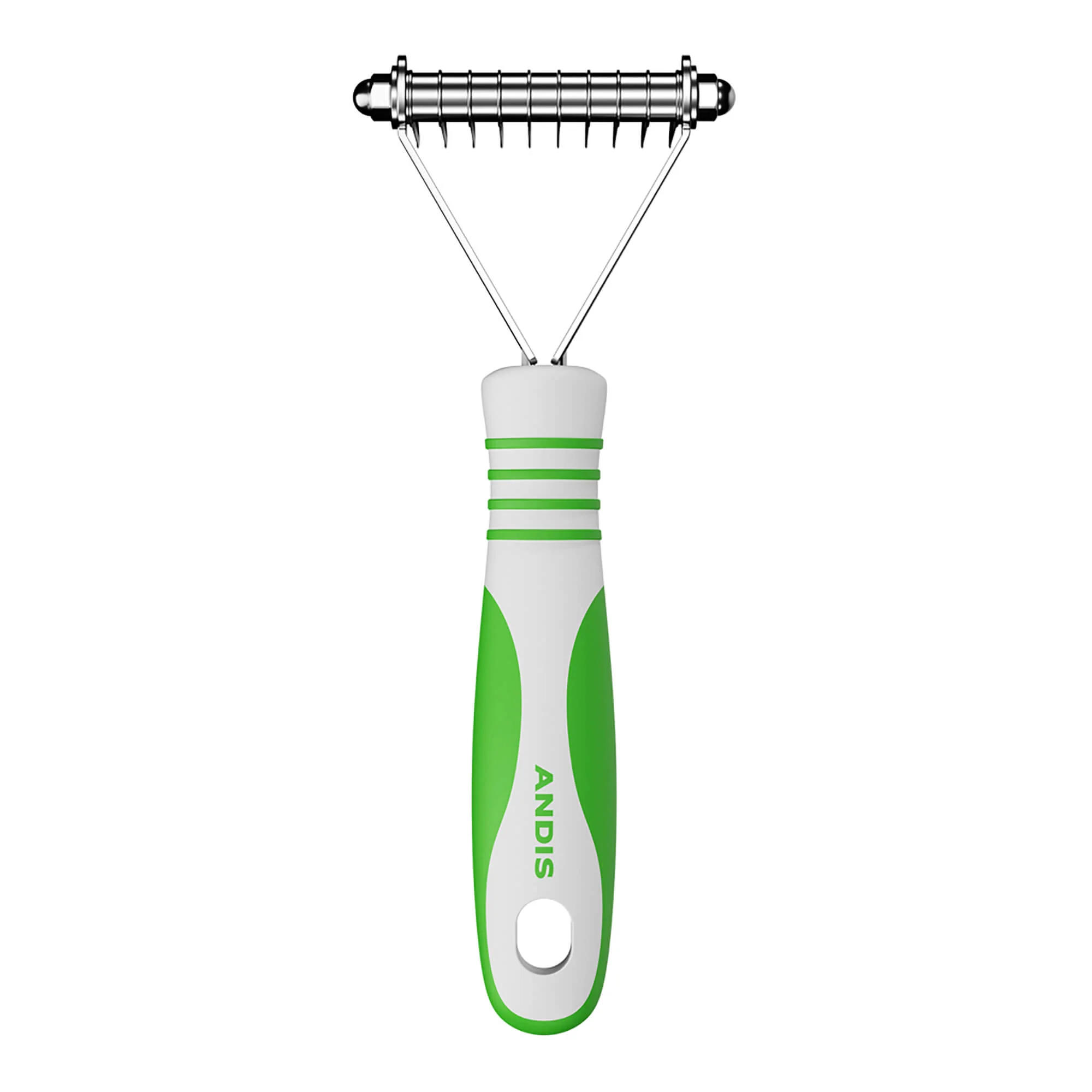 Andis Dematting Rake, Green/White - Pet's Shop