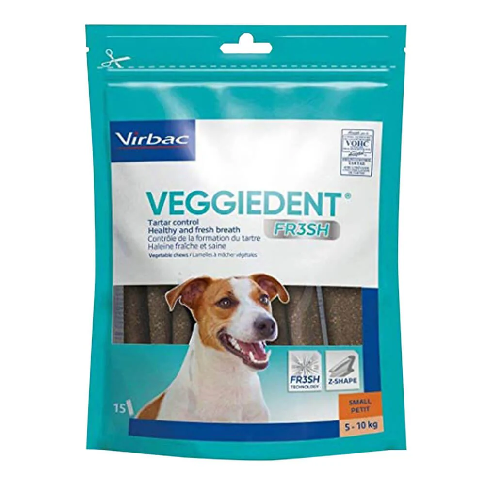 Virbac C.E.T. VeggieDent Fr3sh Dental Chews - Pet's Shop