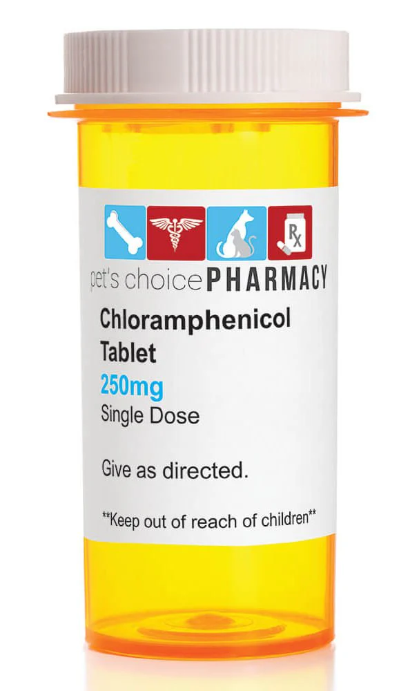 Rx Chloramphenicol (Generic) Tablets for Dogs - Pet's Shop