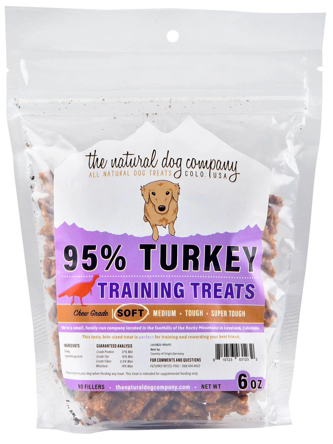 95% Meat Training Treats, 6 oz - Pet's Shop
