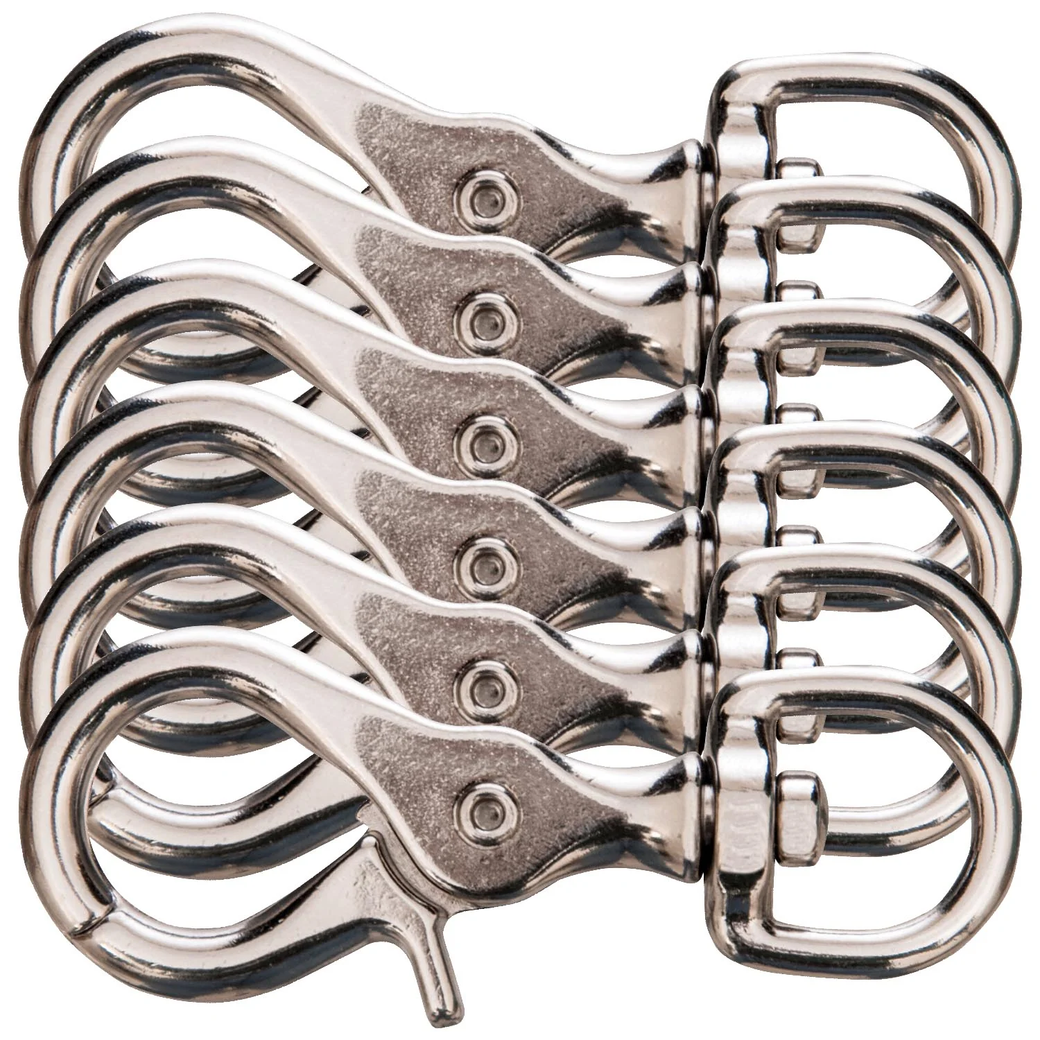 Giant Nickel-Plated Scissor Snap, 3-3/4