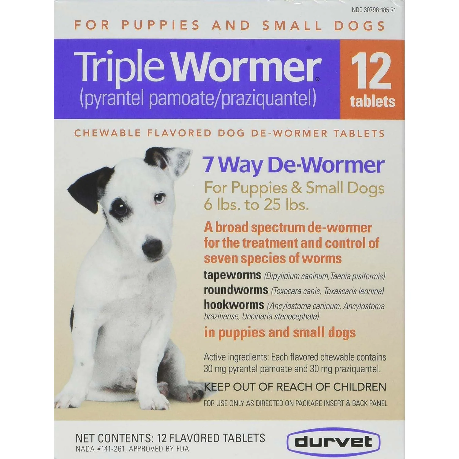 Triple Wormer for Dogs, 12 ct - Pet's Shop