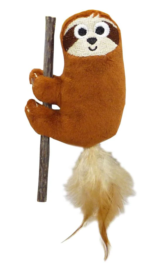 Refillable Sloth Silvervine Stick Cat Toy - Pet's Shop