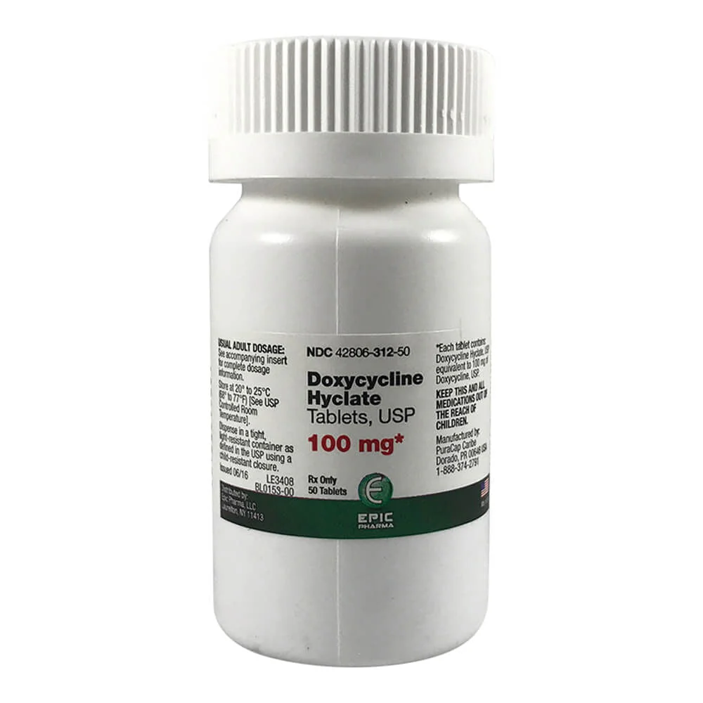 Rx Doxycycline Hyclate (Generic) Tablets - Pet's Shop