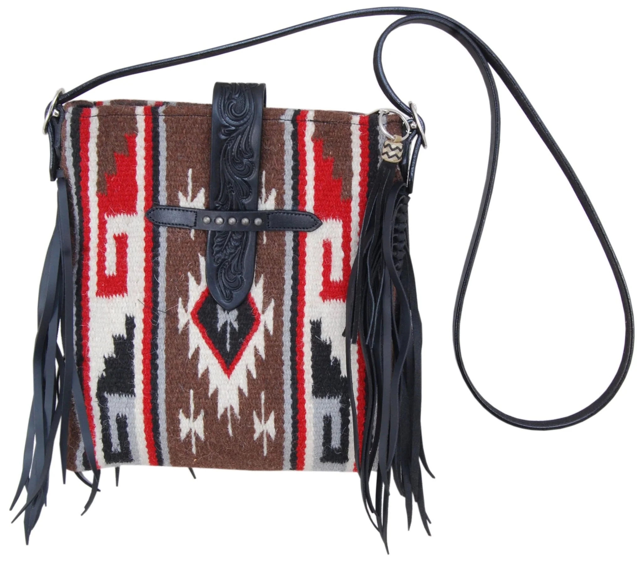 Rafter T Cross Body  Purse with Fringe - Pet's Shop