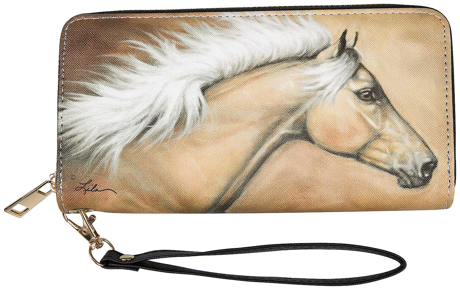 Lila Palomino Clutch Wallet with Wristlet - Pet's Shop