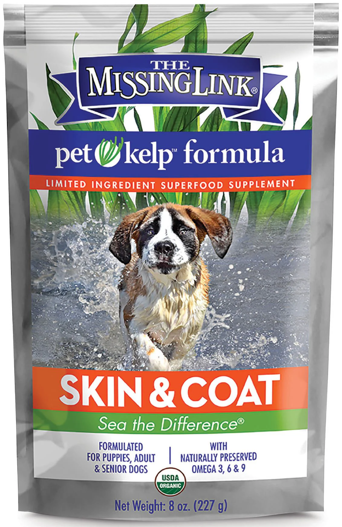 Missing Link Pet Kelp Skin & Coat Formula, 8 oz - Pet's Shop