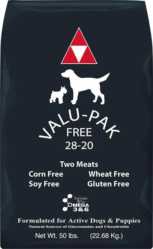 Valu-Pak Free 28-20 Dog Food (Black Bag) - Pet's Shop