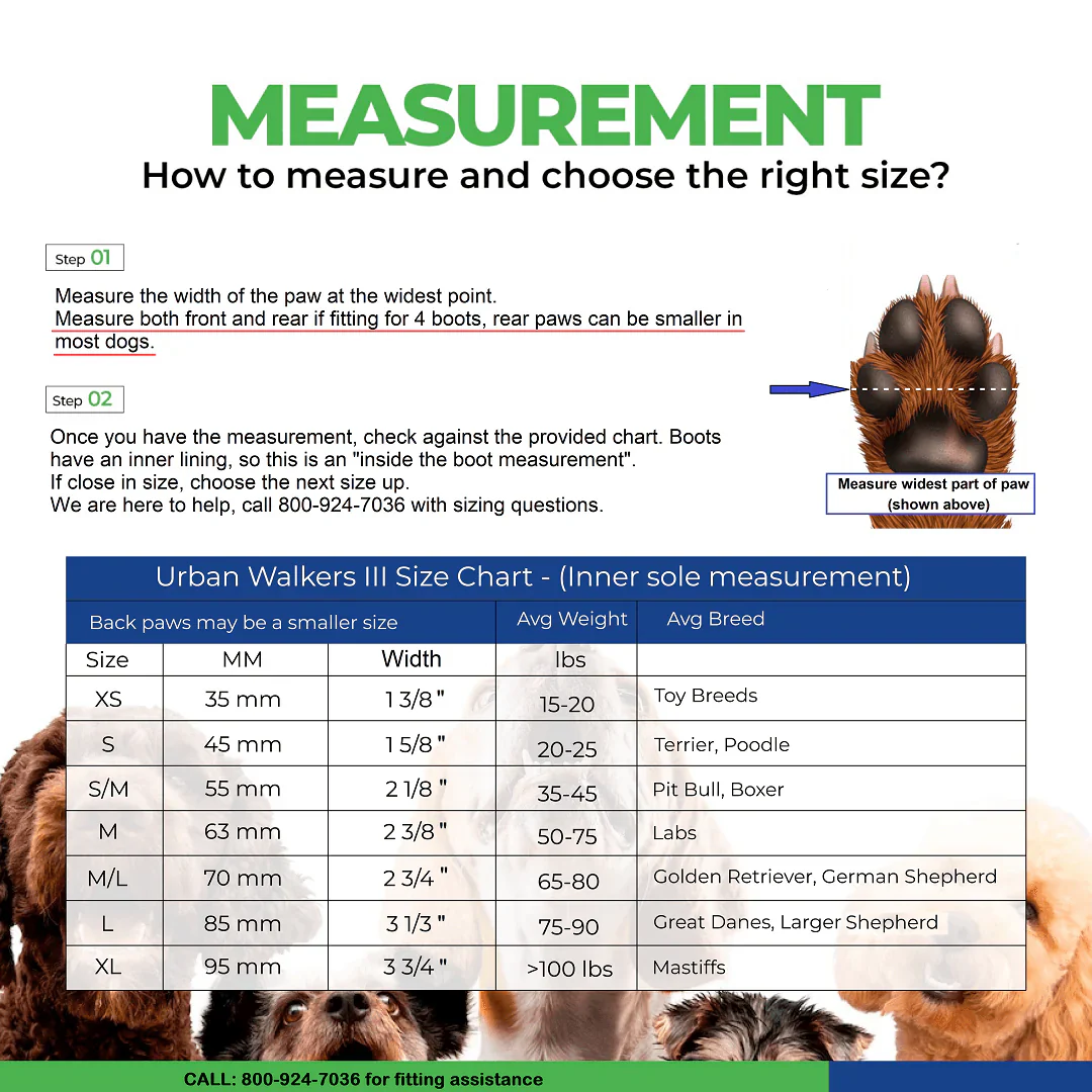 Healers Urban Walker Dog Boots, Pair - Pet's Shop