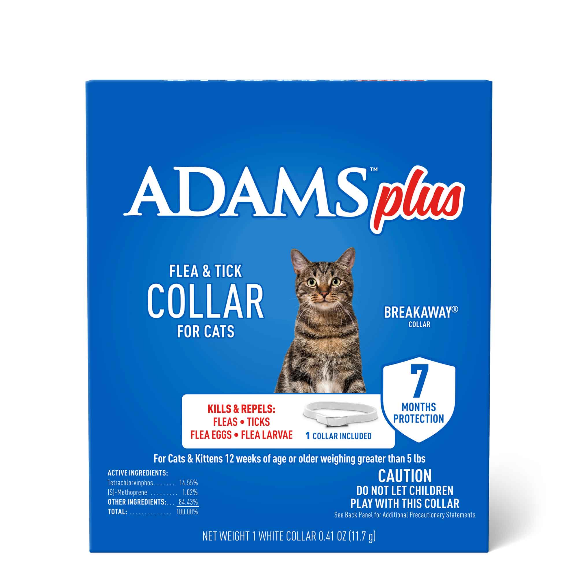 Adams Plus Cat Flea & Tick Collar - Pet's Shop