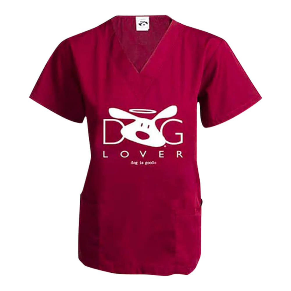 Dog is Good Scrub Top, Dog Lover - Pet's Shop