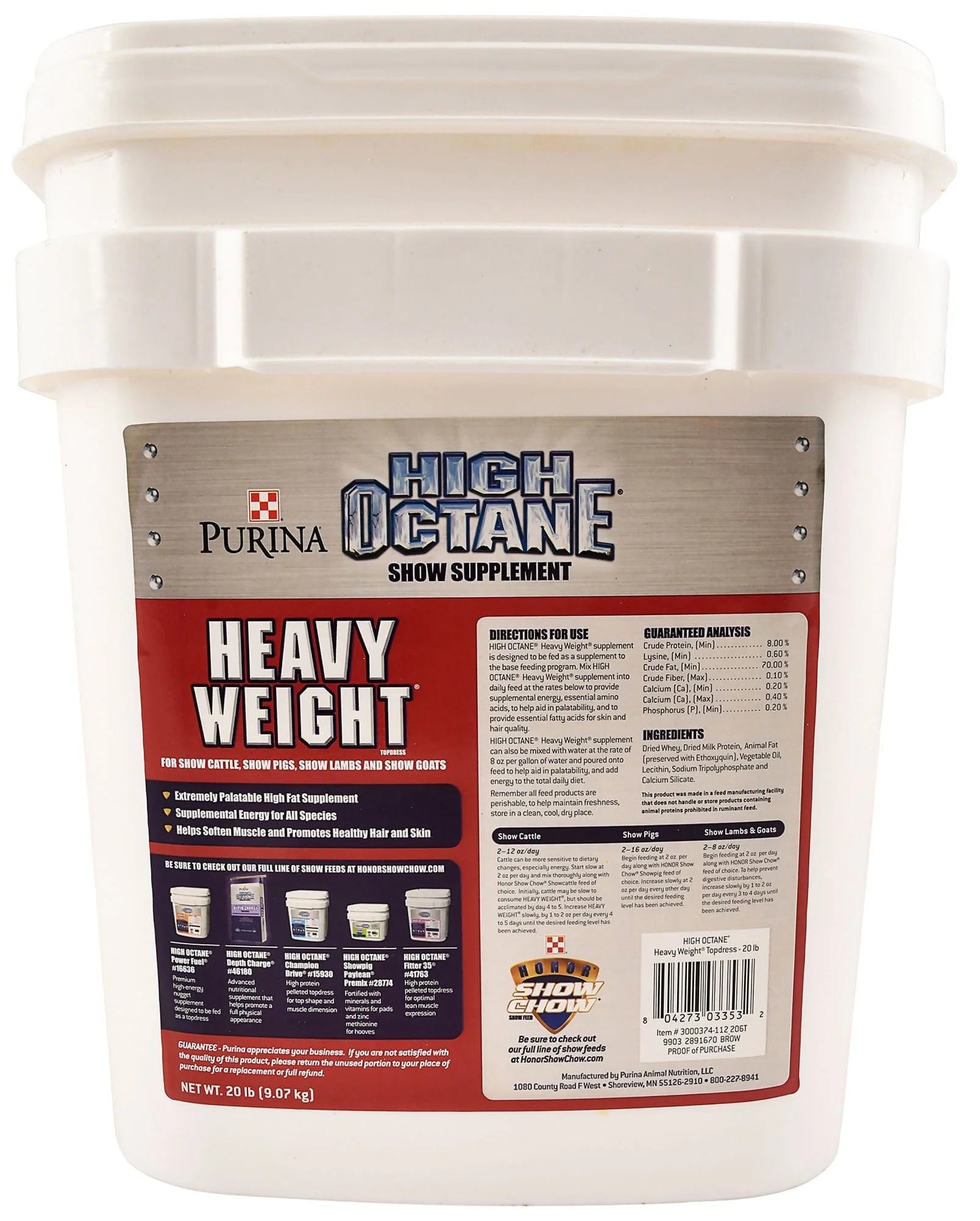 Purina HIGH OCTANE Heavy Weight Topdress - Pet's Shop