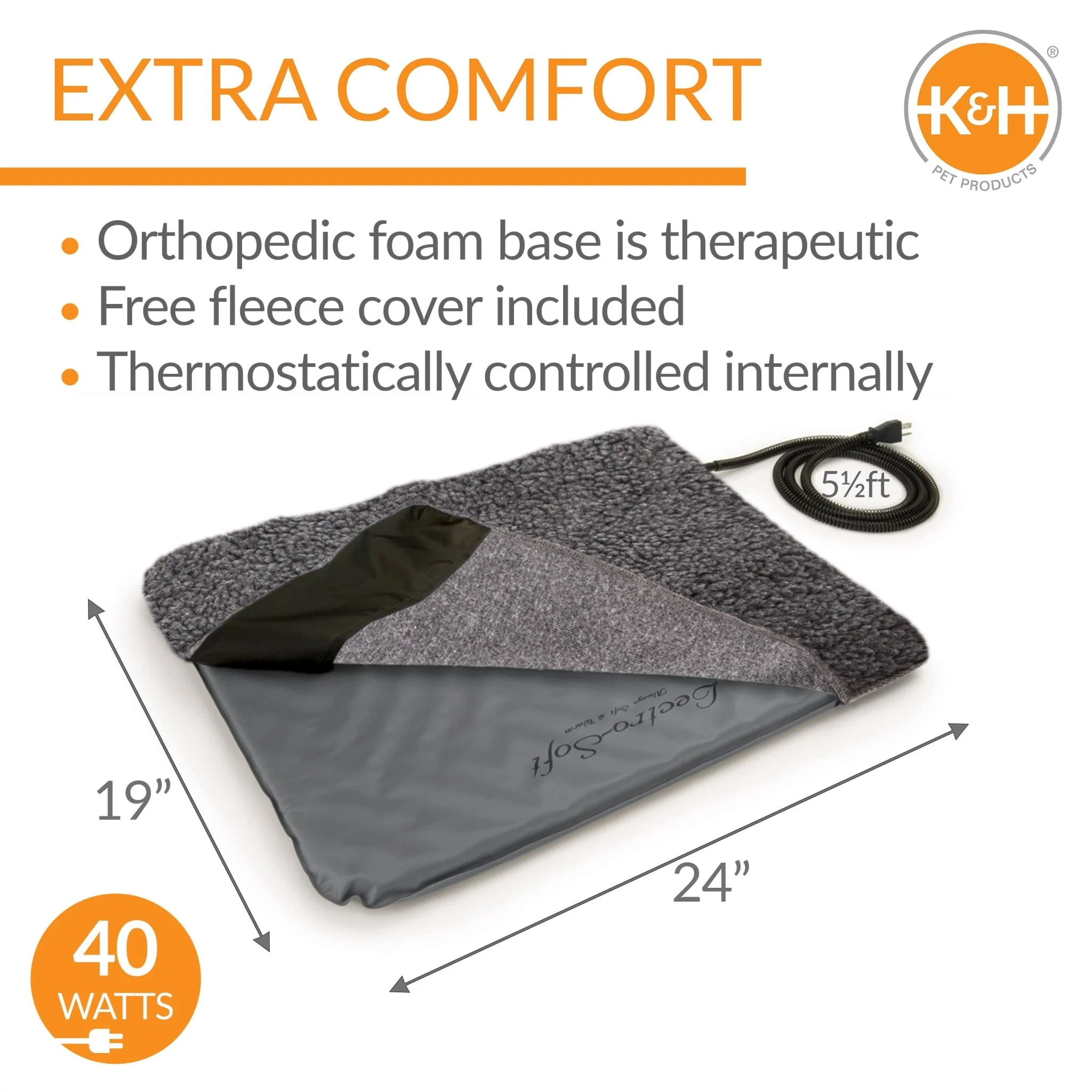 K&H Lectro-Soft Indoor/Outdoor Heated Pet Bed - Pet's Shop