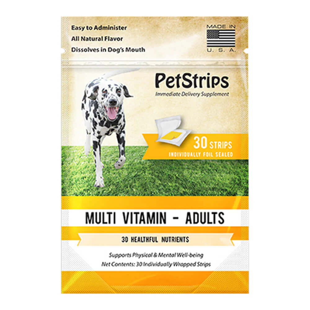 PetStrips Multi Vitamin Adult for Dogs, 30 Strips - Pet's Shop