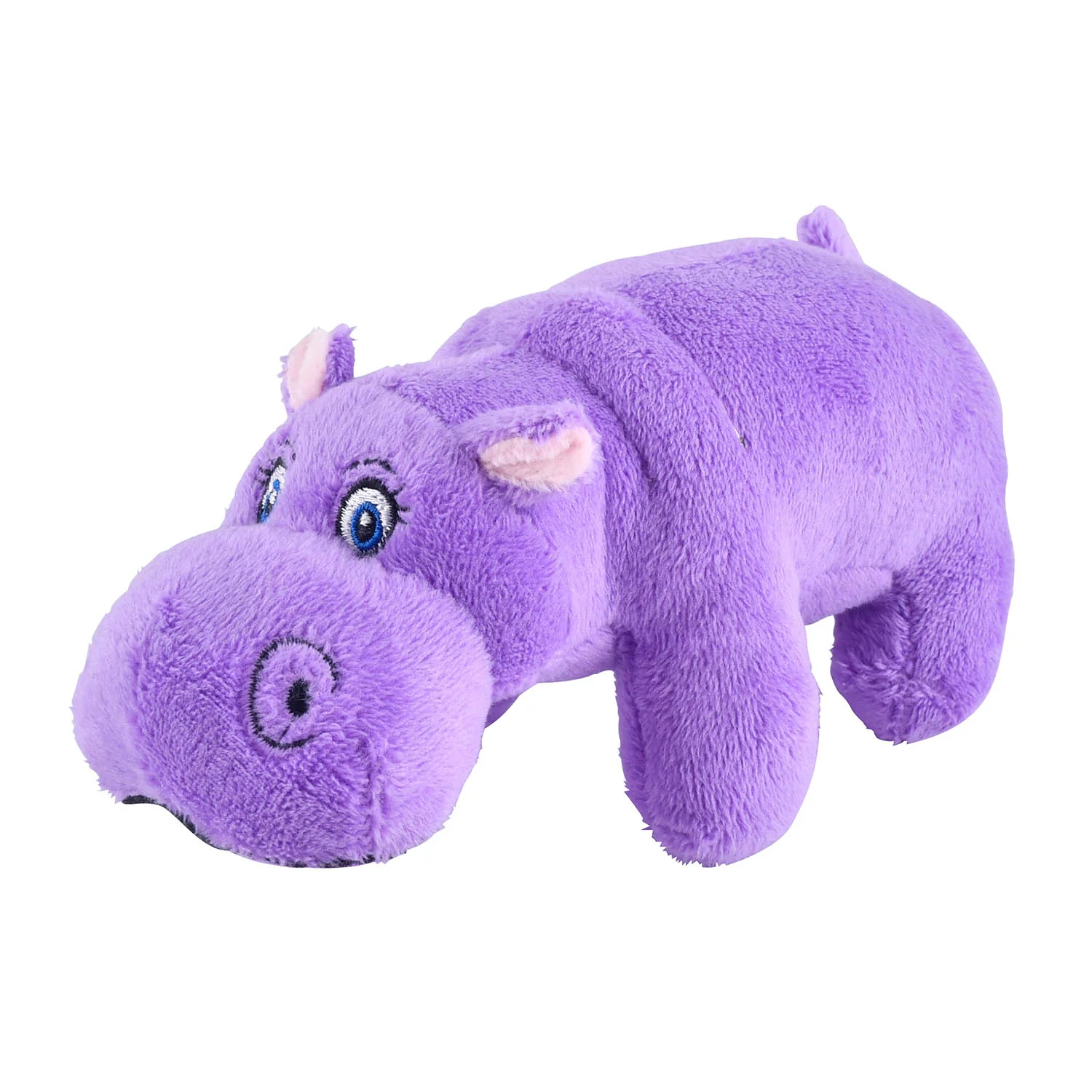 Plush Hippo Jr. Dog Toy with Squeaker - Pet's Shop