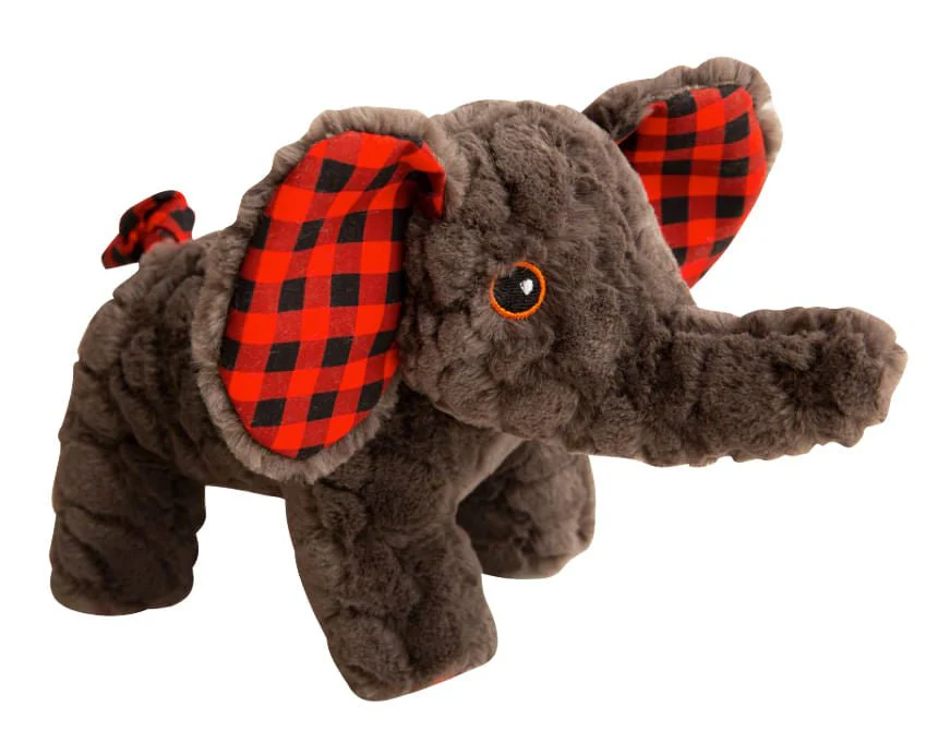 Snugarooz Eli the Elephant Plush Dog Toy, 11