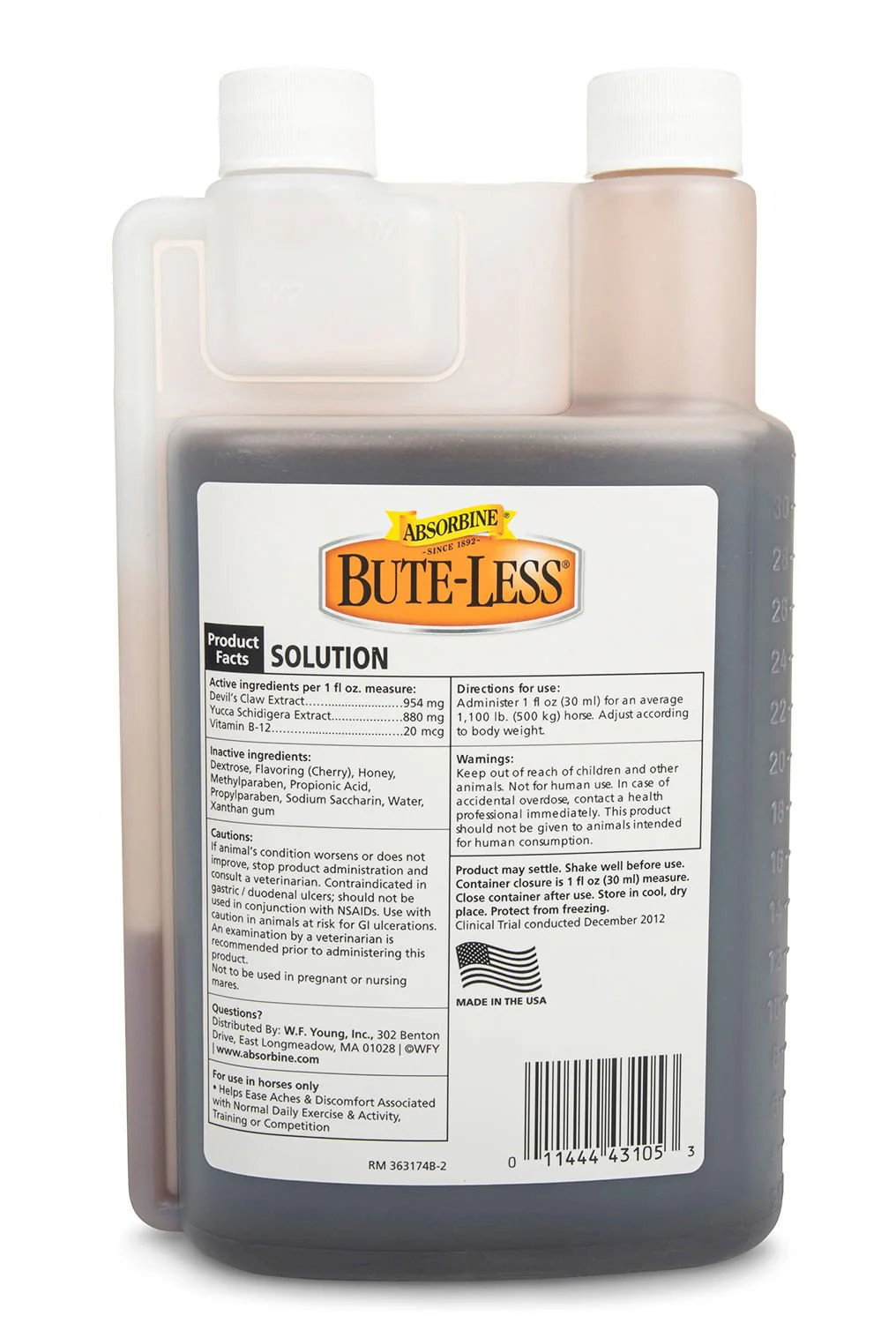 Absorbine BUTE-LESS Inflamation Supplement for Horses - Pet's Shop