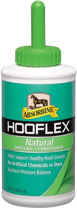 Hooflex Natural, 15 oz With Brush - Pet's Shop