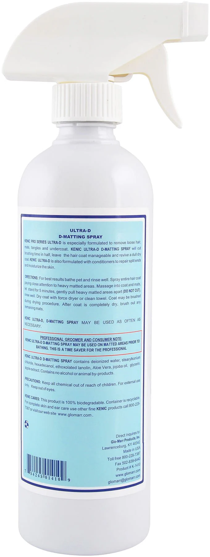 Ultra-D Pro Series D-Matting Spray - Pet's Shop