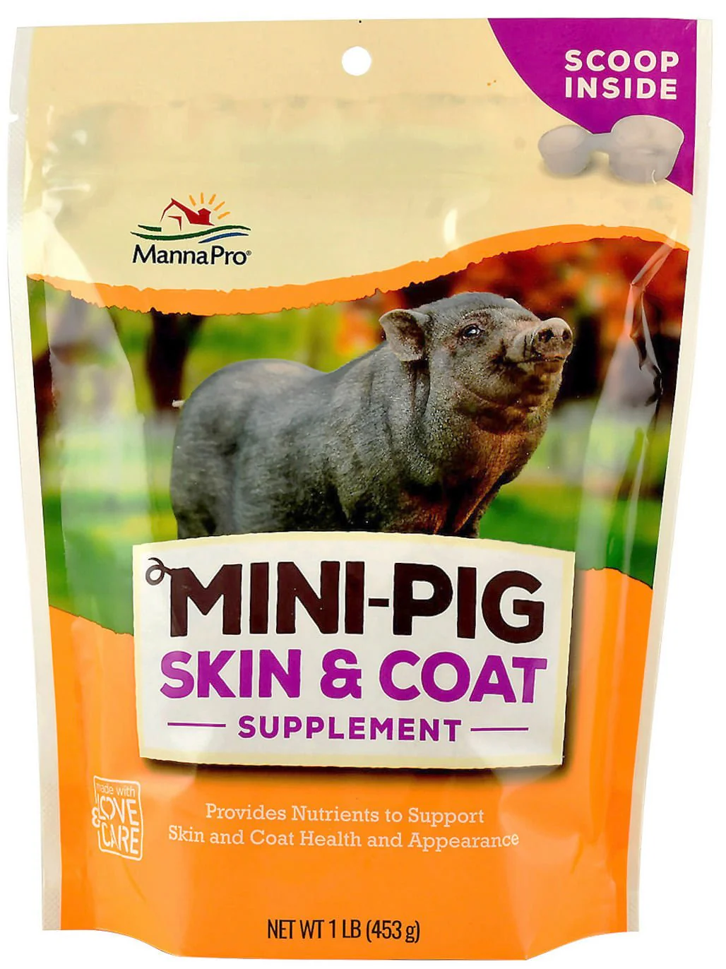 Manna Pro Mini Pig Skin & Coat Supplement, 1 lb - Pet's Shop