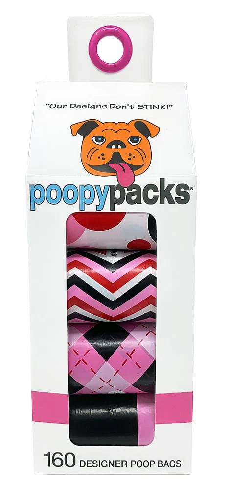 Poopy Packs 8 Rolls Dog Poop Bags - Pet's Shop