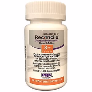 Rx Reconcile (fluoxetine hydrochloride) Chewable Tabs for Dogs - Pet's Shop
