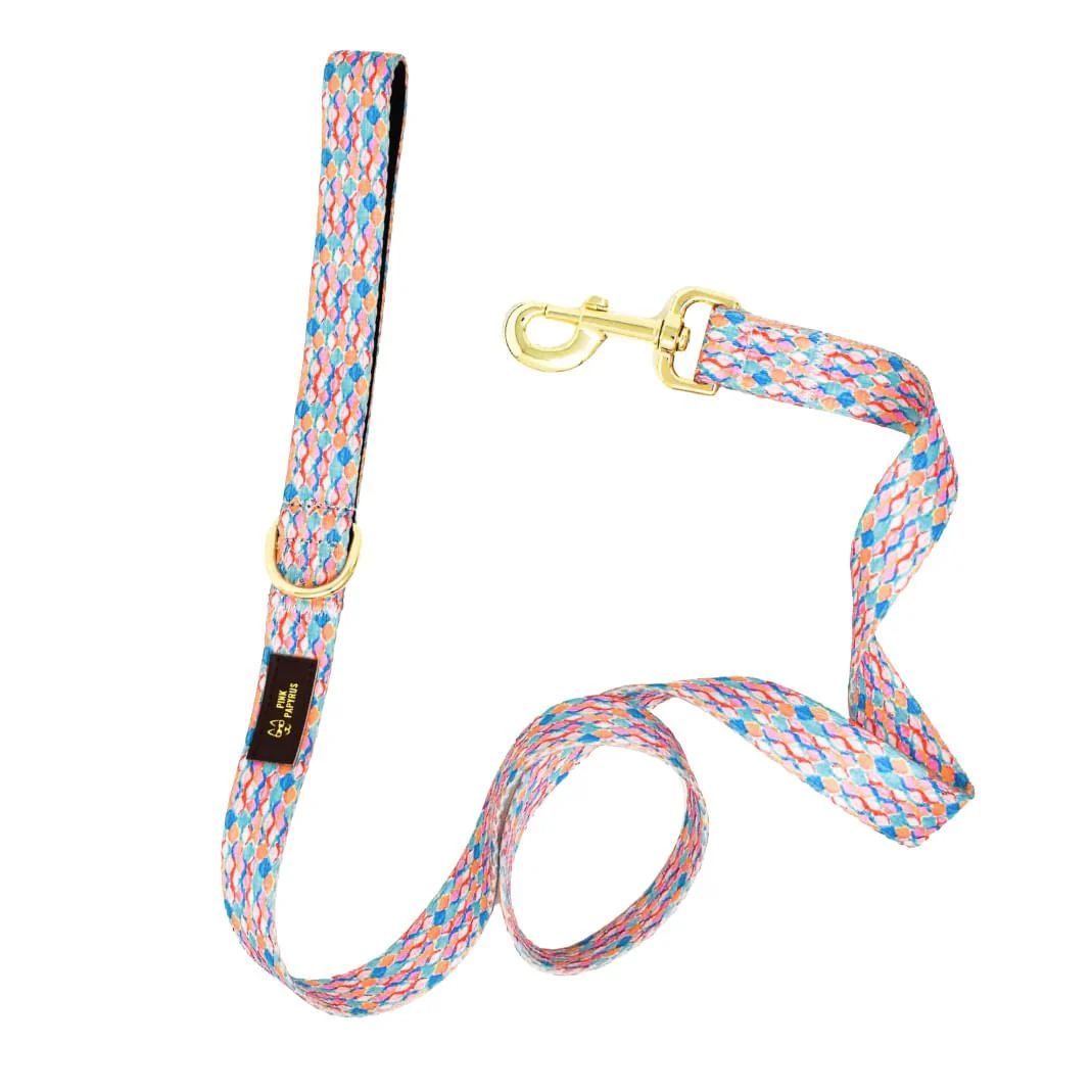 Pink Papyrus Avery Dog Leash, 6ft - Pet's Shop