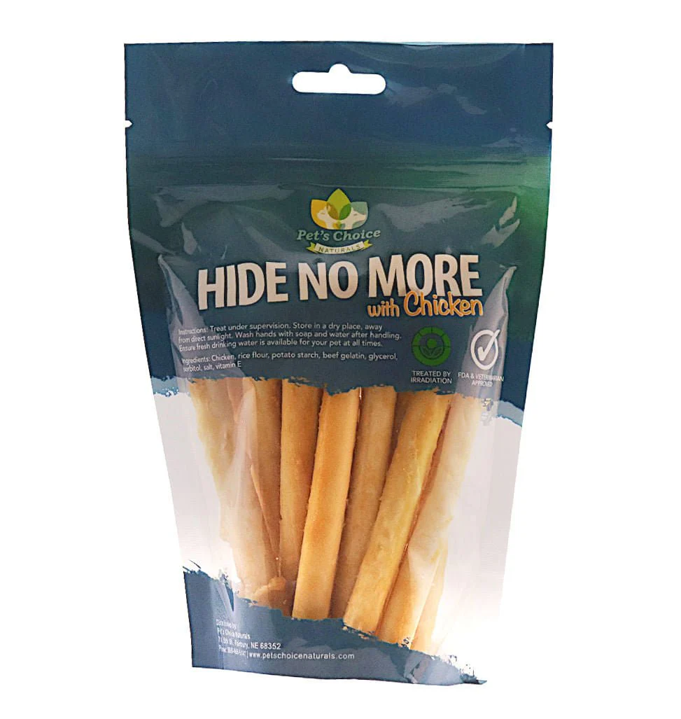 Pet's Choice Hide No More Dog Chews with Chicken - Pet's Shop