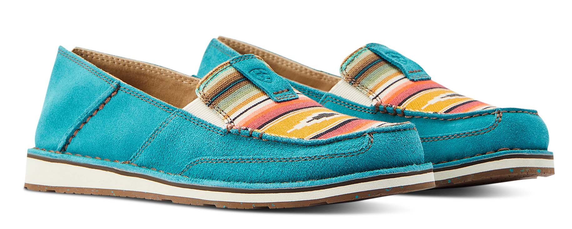 Ariat Women's Cruisers, Teal & Suede - Pet's Shop